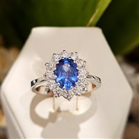 Anello Dal Maso Gioielli Donna in Oro bianco Zaffiro 1.67 Ct 2361 GDM - 2361 GDM